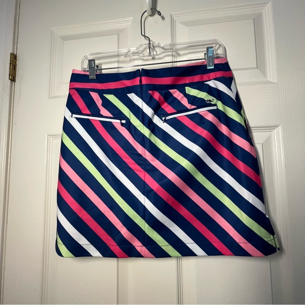 Vineyard Vines Striped Golf Tennis Pickleball Skort Performance 4 - Picture 3 of 11